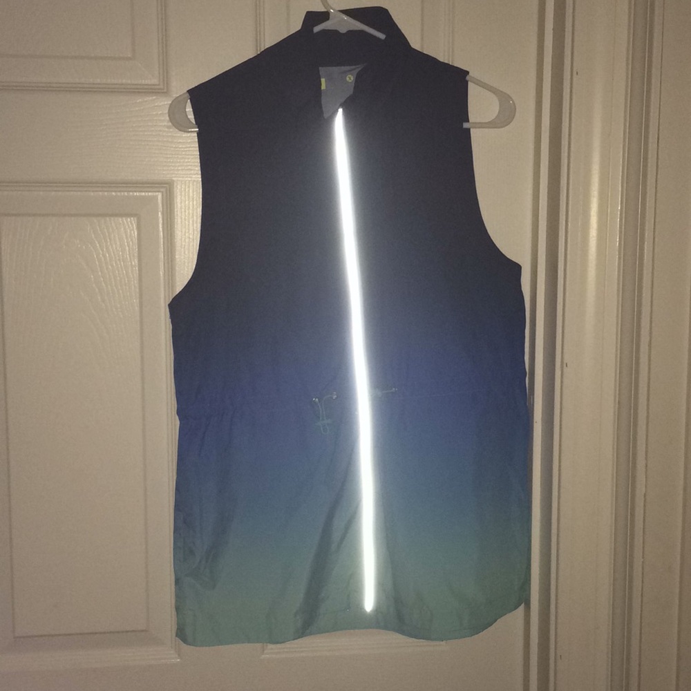 Ombré blue to light blue sports jacket